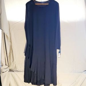 Rachel Roy Black Long Sleeve Dress